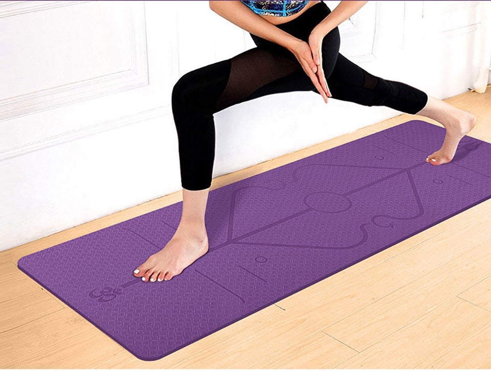 Yoga/Pilates Mat 72 Inch x 6 mm TPE