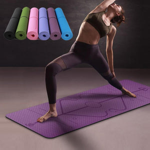 Yoga/Pilates Mat 72 Inch x 6 mm TPE