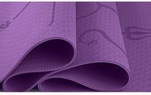 Yoga/Pilates Mat 72 Inch x 6 mm TPE